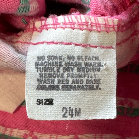 Vintage Oshkosh floral dress pink 24m - Picture 5 of 7